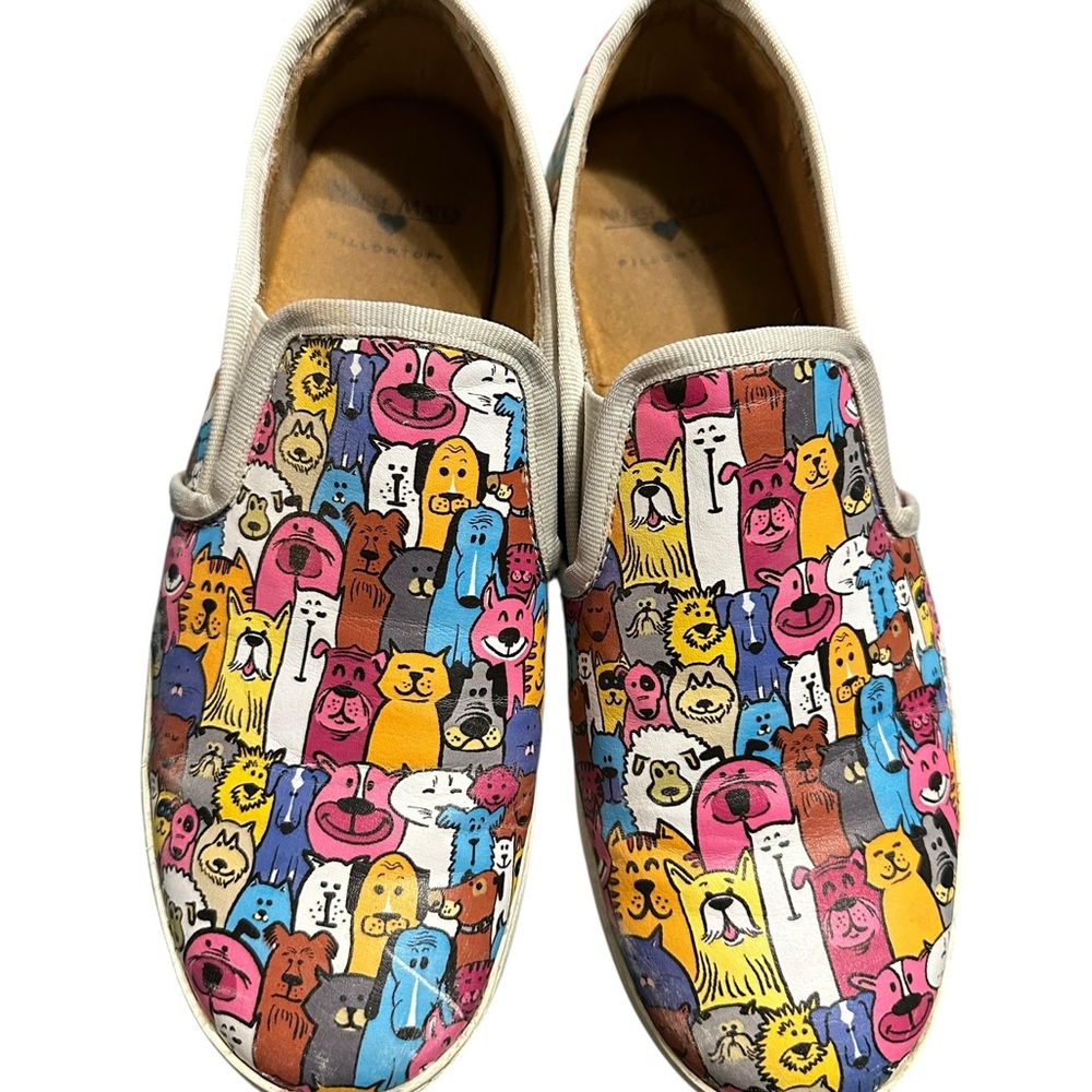 Nurse Mates Multicolor Animal‎ Print Mules